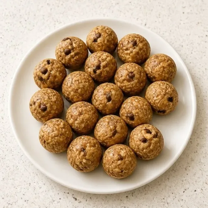 5-Ingredient No-Bake Peanut Butter Energy Balls peanut butter energy balls