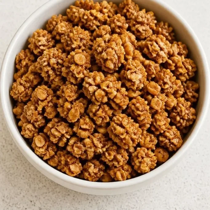 Peanut Butter Granola with Big Crunchy Clusters Peanut Butter Granola