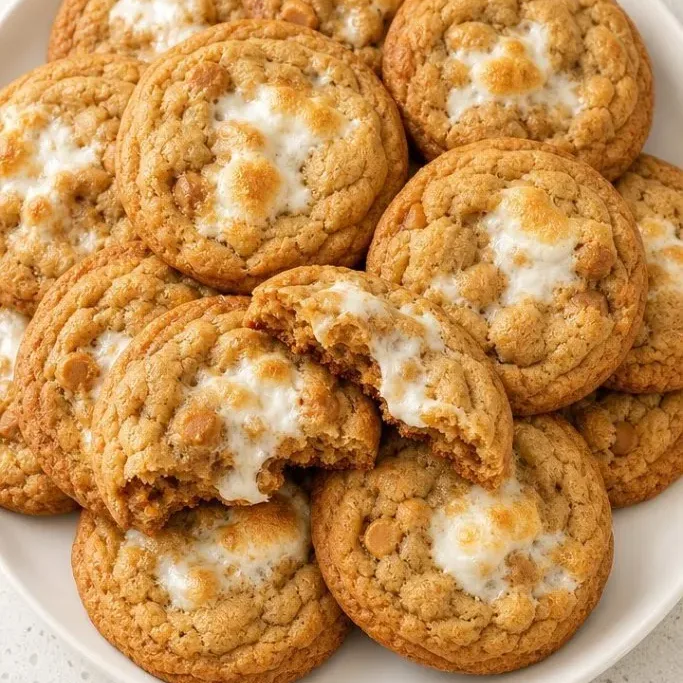 Peanut Butter Marshmallow Cookies