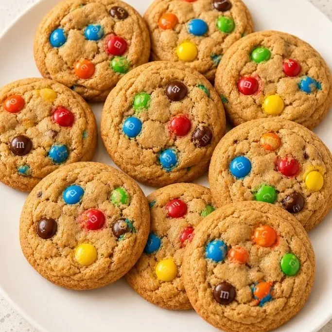 Peanut Butter M&M Cookies