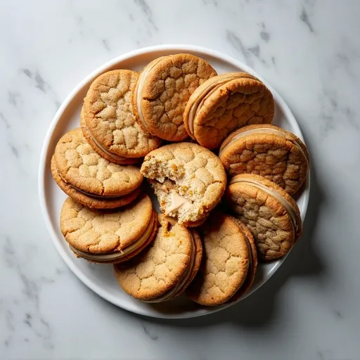 Peanut Butter Oatmeal Cookie Sandwiches