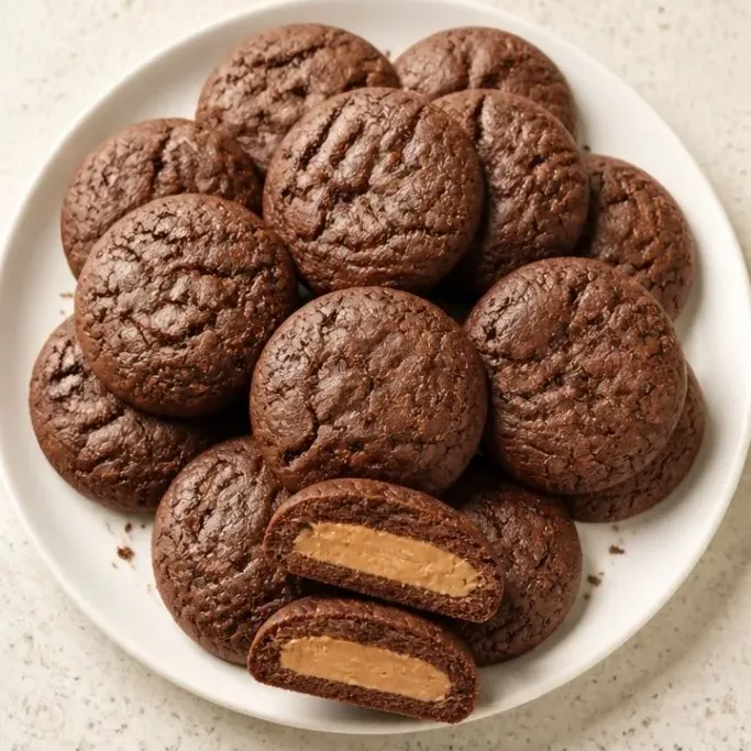 Peanut Butter Stuffed Cookies