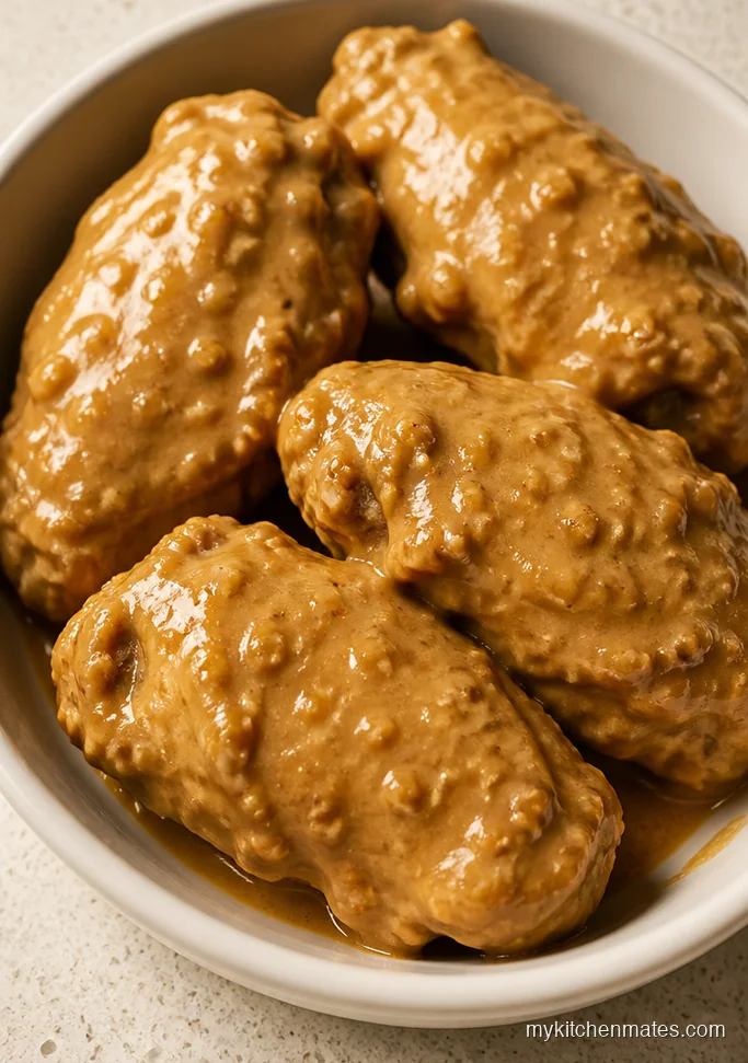 Peanut Satay Crockpot Chicken Wings