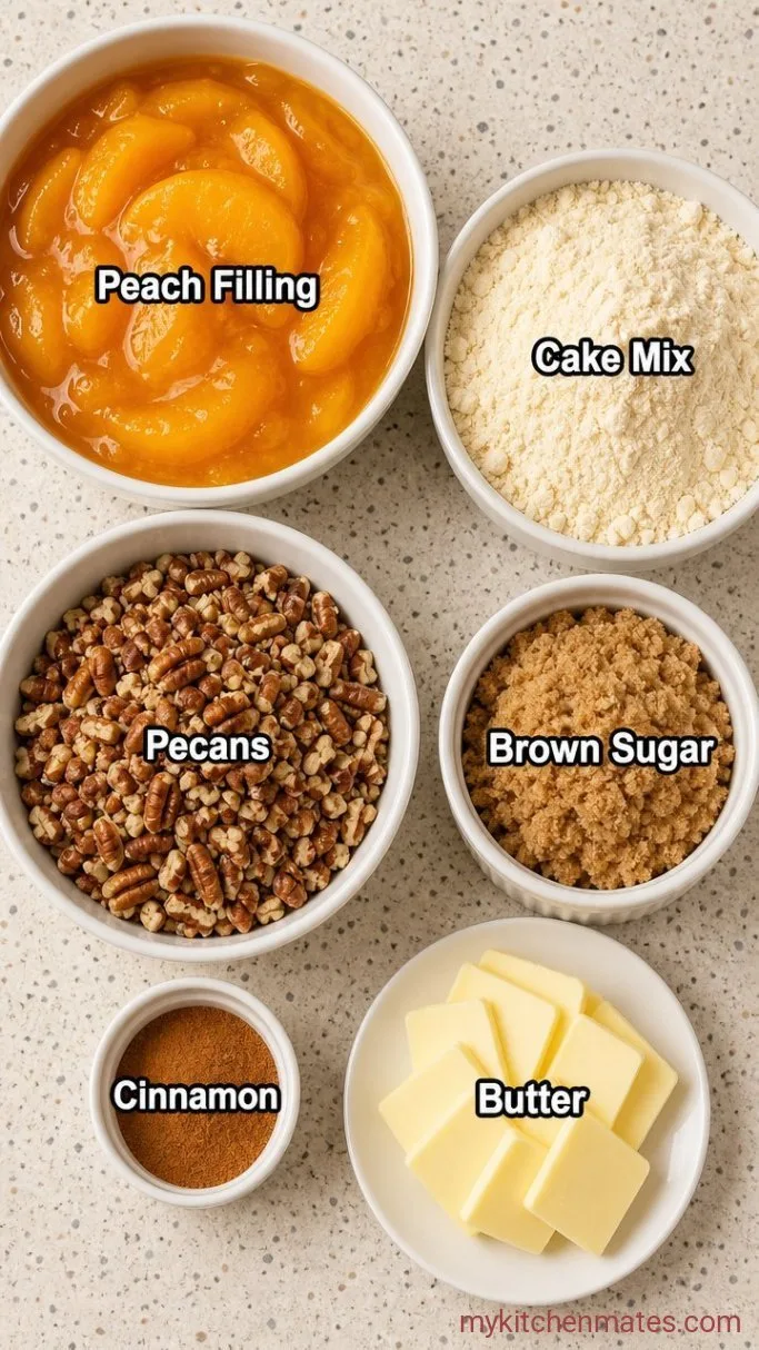 Pecan Cobbler Dump Cake Ingredients