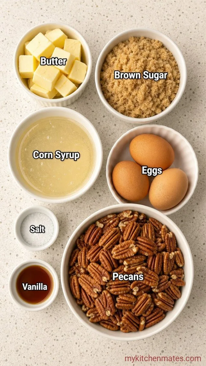 Pecan Pie Filling from the Stovetop (No Oven Needed) Ingredients