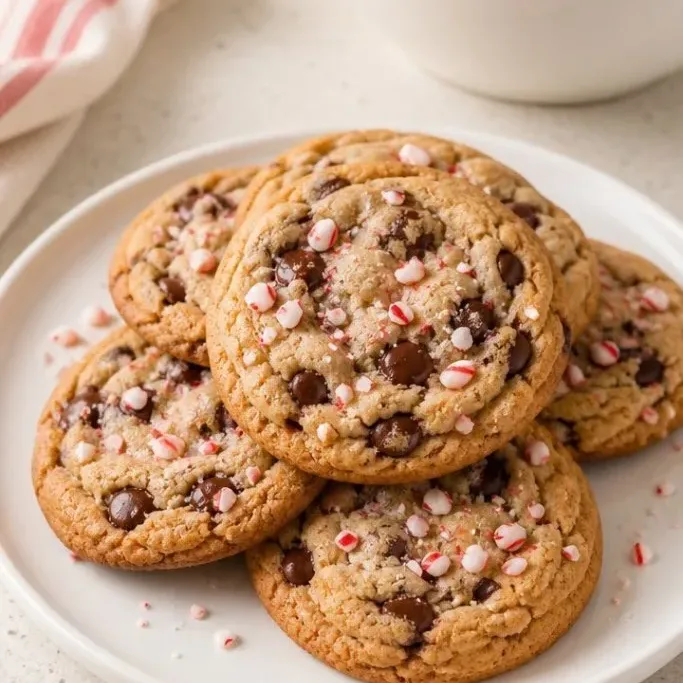 Soft and Chewy Peppermint Chocolate Chip Cookies Peppermint Chocolate Chip Cookies