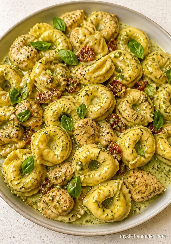 Pesto Chicken Tortellini