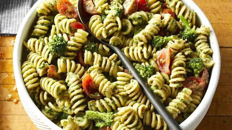 Pesto Pasta Salad Food photo of Pesto Pasta Salad