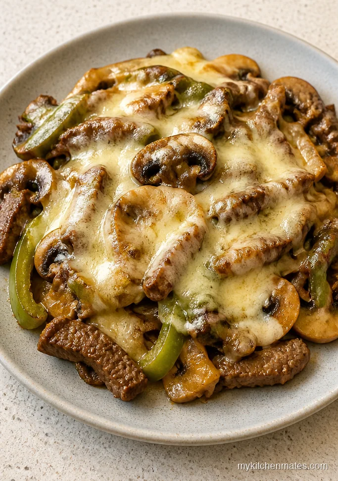 Philly Cheesesteak Casserole