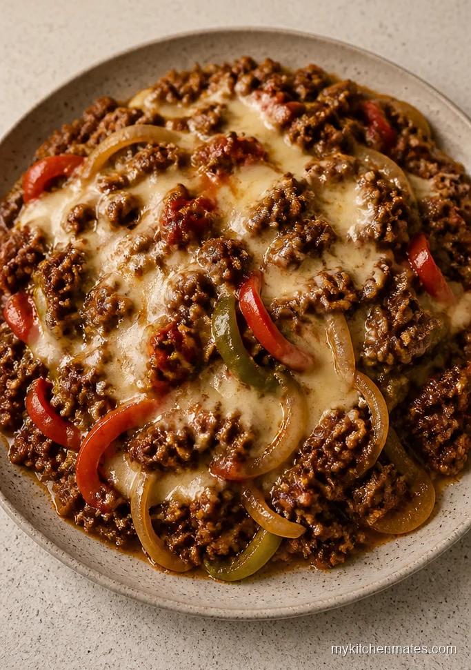 Philly Cheesesteak Sloppy Joes