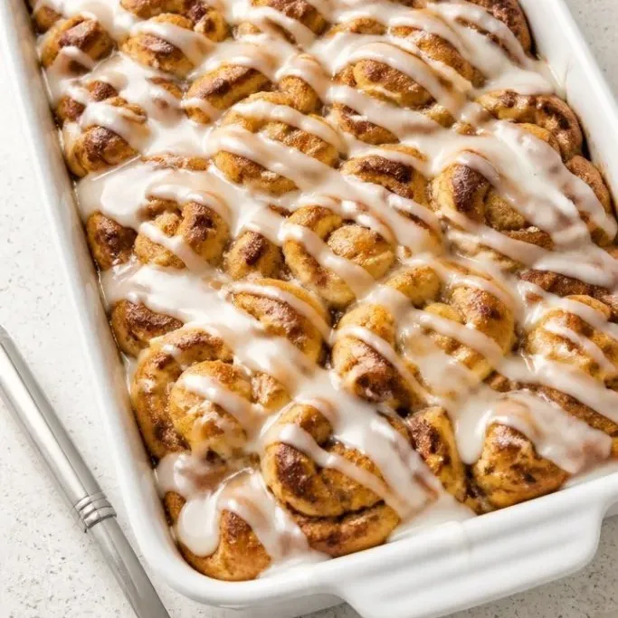 Overnight Pillsbury Cinnamon Roll Breakfast Casserole Pillsbury Cinnamon Roll Casserole