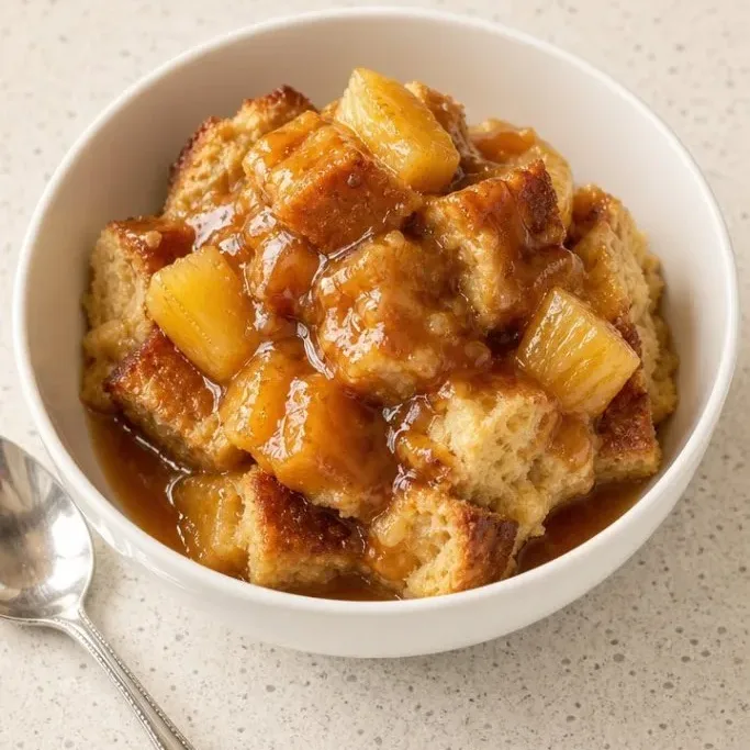 Pineapple Bread Pudding