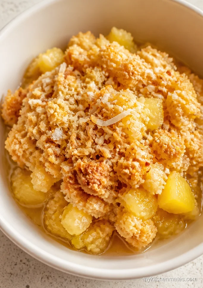 Pineapple Coconut Dump Cake