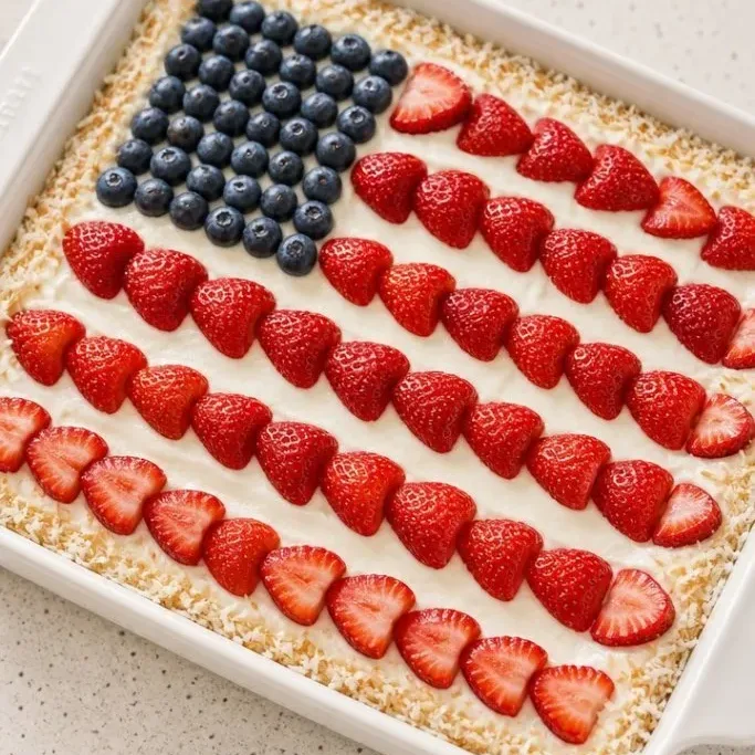 Pineapple Coconut God Bless America Cake Pineapple Coconut God Bless America Cake