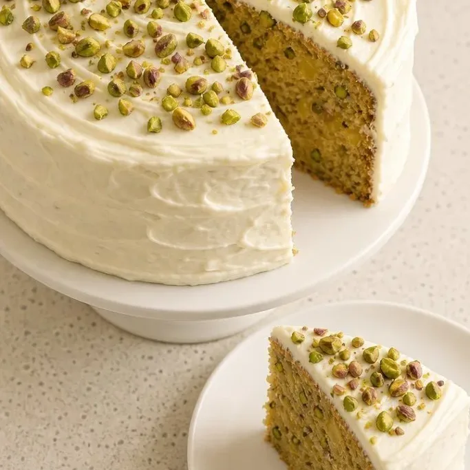 Pineapple Pistachio Cake