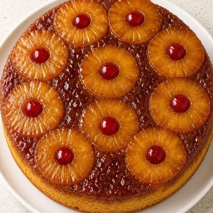 Pineapple Upside Down Cake With Box Mix