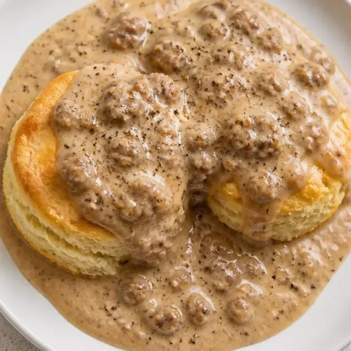 Pioneer Woman's Biscuits and Gravy From Scratch Pioneer Woman Biscuits and Gravy