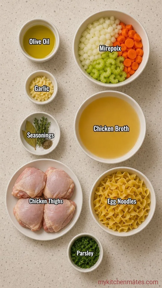 Hearty Pioneer Woman Chicken Noodle Soup Ingredients