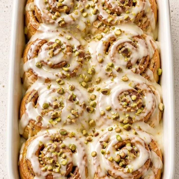 Pistachio Cinnamon Rolls