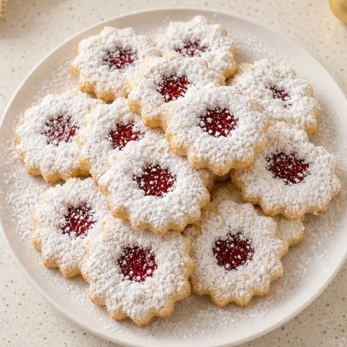 Polish Christmas Cookies (Kolaczki) with Cream Cheese Dough Polish Christmas Cookies