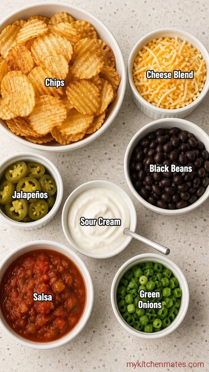 Sheet Pan Potato Chip Nachos (Ready in 10 Minutes) Ingredients