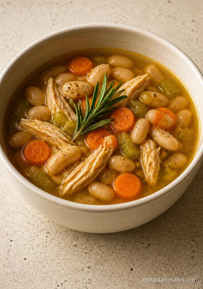 Pressure Cooker White Bean Chicken Soup