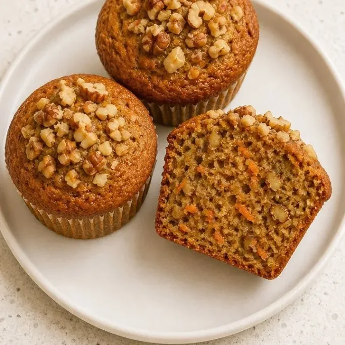 Protein Carrot Cake Muffins
