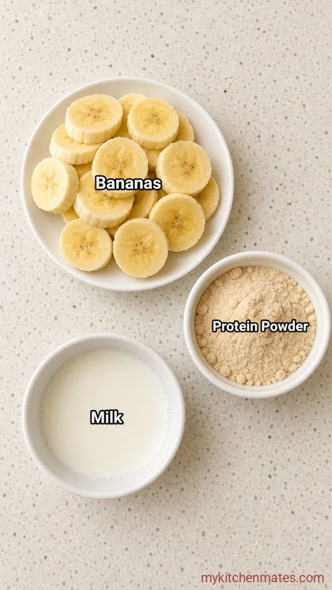 3-Ingredient Protein Ice Cream Ingredients