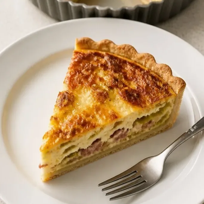 Flaky Puff Pastry Quiche with Bacon & Gruyère Puff Pastry Quiche