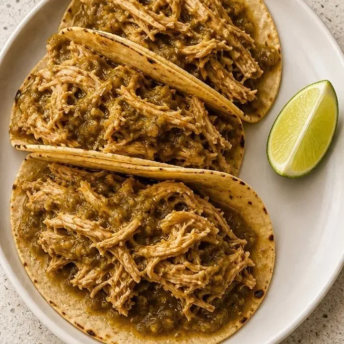5-Ingredient Slow Cooker Pull Apart Chicken Tacos Pull Apart Chicken Tacos