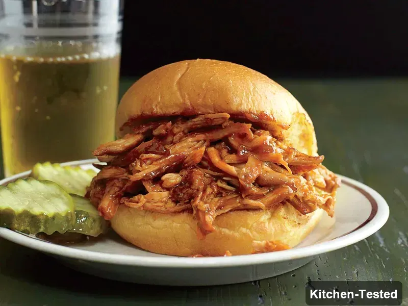 Pulled Chicken Sandwiches pulled chicken sandwiches