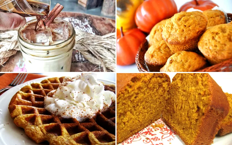 22 Pumpkin Morning Recipes to Enjoy Throughout Fall pumpkin breakfast recipes featured
