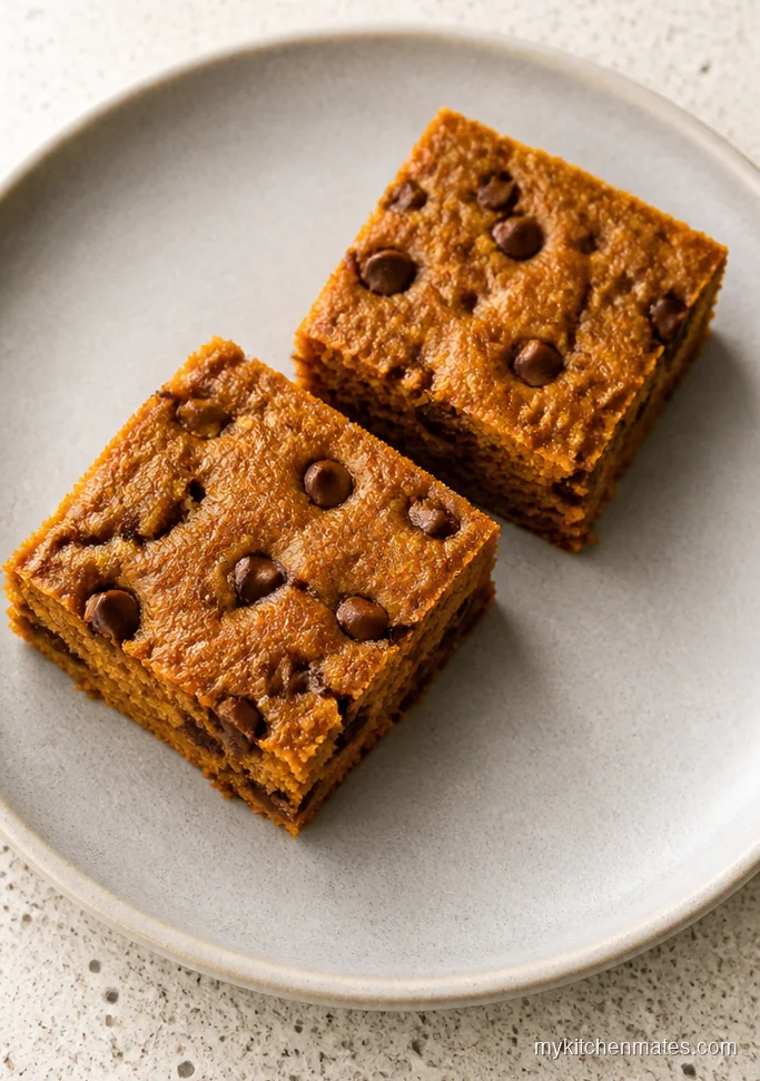 Pumpkin Chocolate Chip Bars
