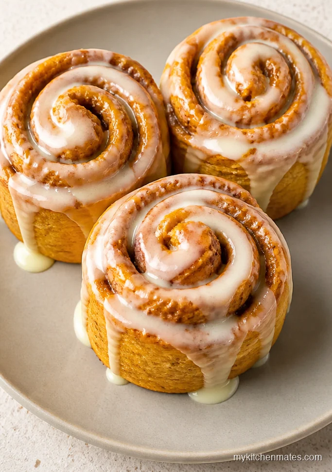 13 Pumpkin and Cream Cheese Recipes for Cozy Fall Baking Pumpkin Cream Cheese Cinnamon Rolls