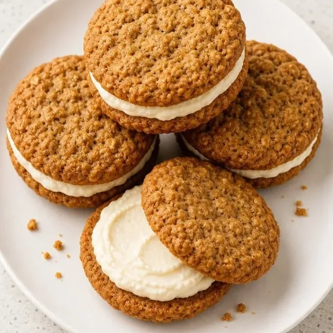 Pumpkin Oatmeal Cream Pies (Soft and Spiced) Pumpkin Oatmeal Cream Pies