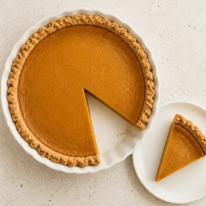 Pumpkin Pie With Graham Cracker Crust