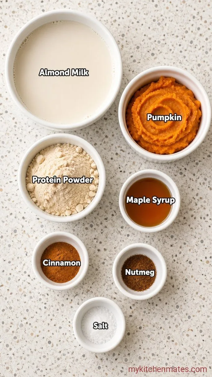 5-Minute Pumpkin Protein Shake Ingredients