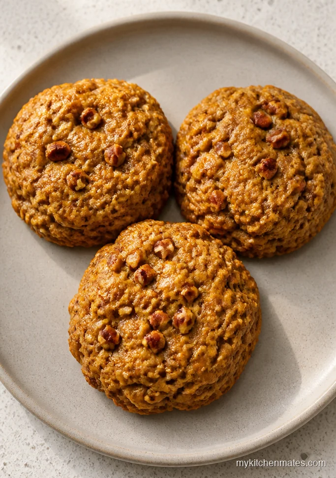 Pumpkin Spice Breakfast Cookies
