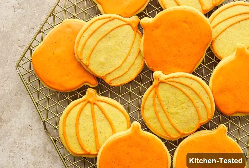 Pumpkin Sugar Cookies pumpkin sugar cookies
