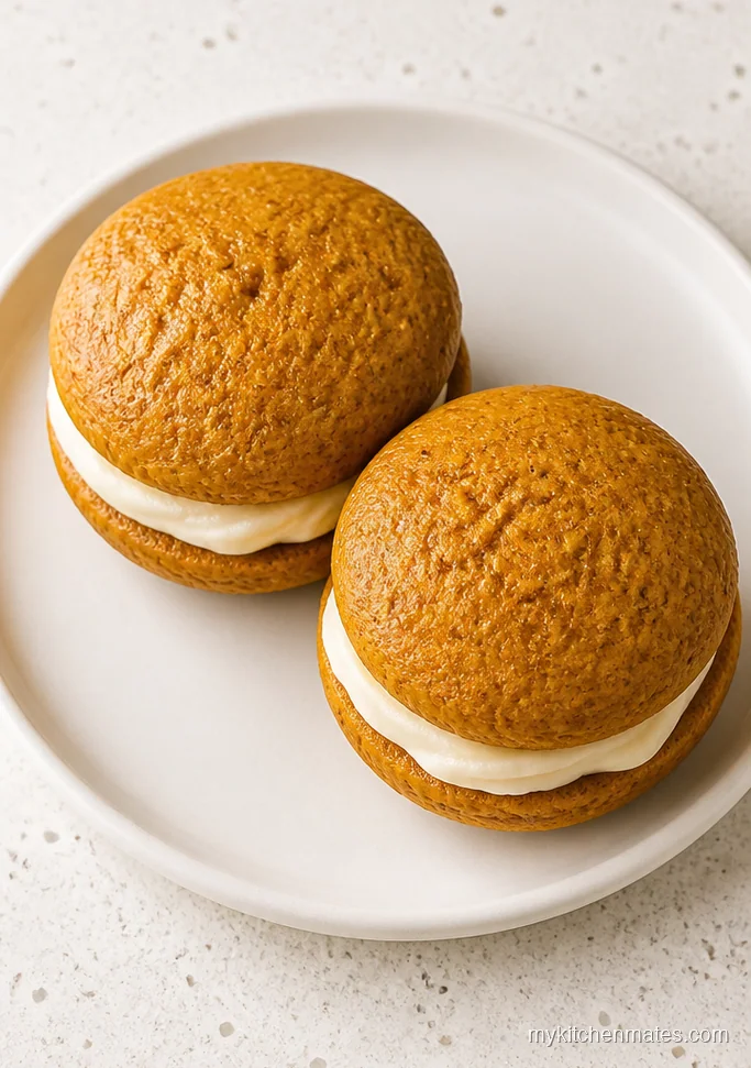 Pumpkin Yellow Cake Whoopie Pies