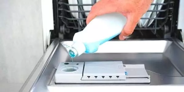 put the detergent