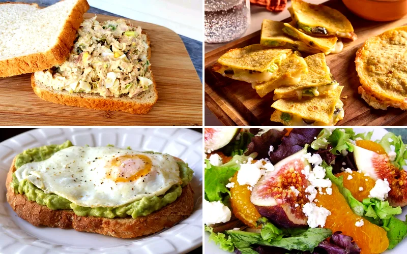 26 Fast Lunch Recipes Ready in Under 20 Minutes quick and easy lunch recipes featured