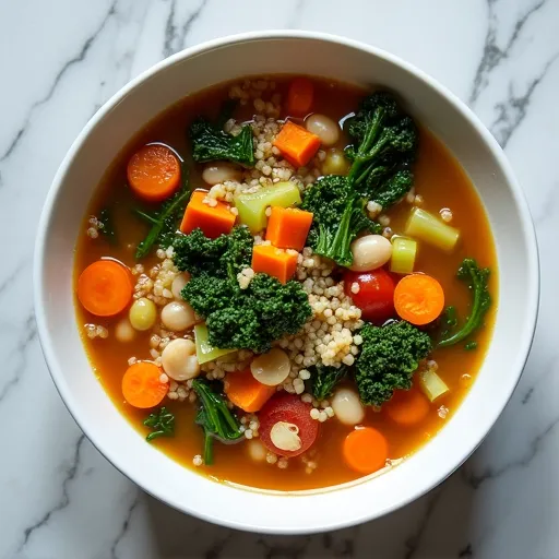 Quinoa and Kale Superfood Minestrone