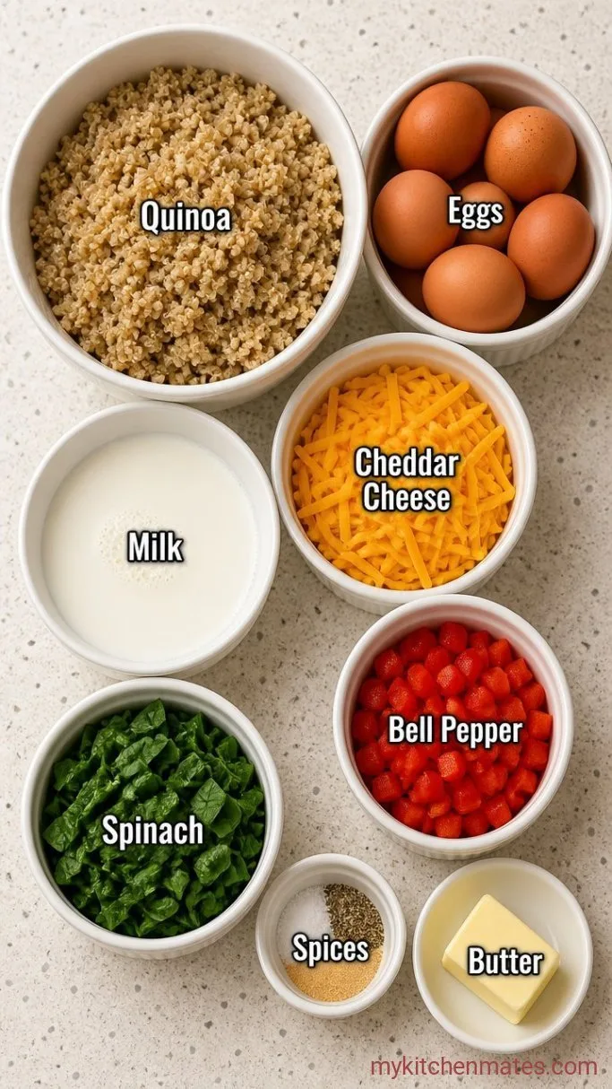 Make-Ahead Quinoa Breakfast Bake Ingredients