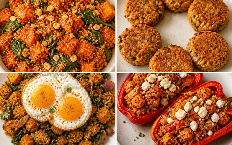 12 Quinoa Sweet Potato Recipes for Weeknight Dinners 12 Quinoa Sweet Potato Recipes for Weeknight Dinners