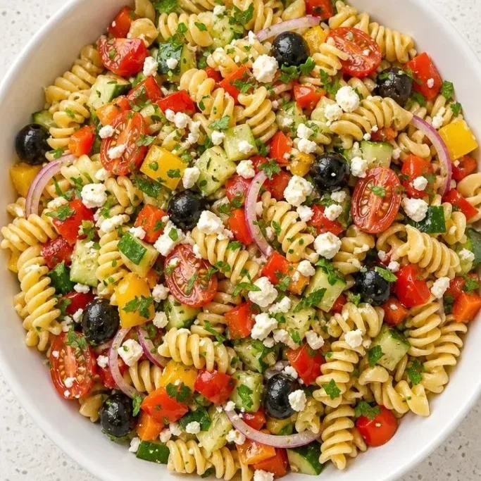 Rainbow Pasta Salad