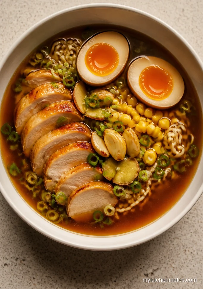 Ramen-Style Chicken Egg Soup