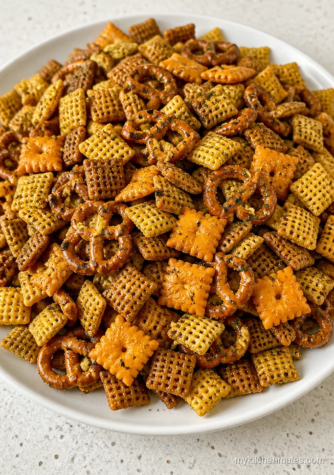 Ranch Crockpot Chex Mix