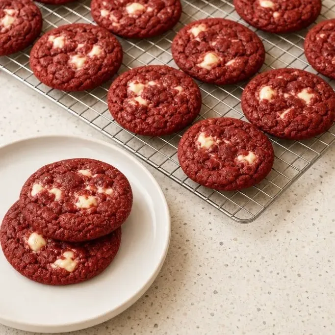 Soft and Chewy Red Velvet Chocolate Chip Cookies Red Velvet Chocolate Chip Cookies