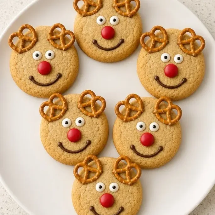 Reindeer Sugar Cookies